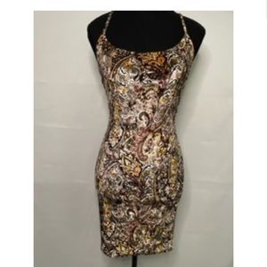 Velvet Paisley Dress